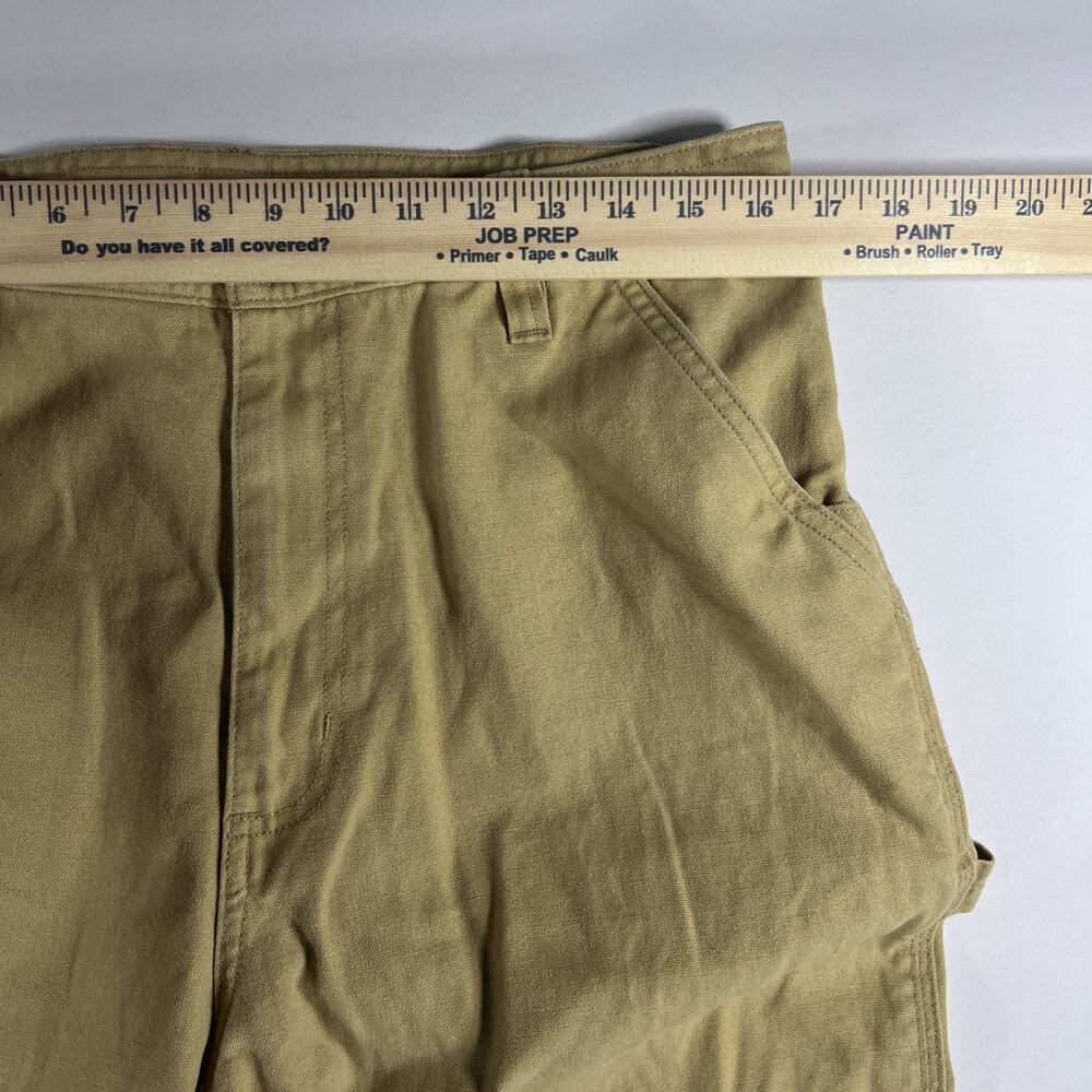 Patagonia All Seasons Hemp Canvas Double Knee Pants Women's Sz 12 (32-33W) Beige - Picture 6 of 12
